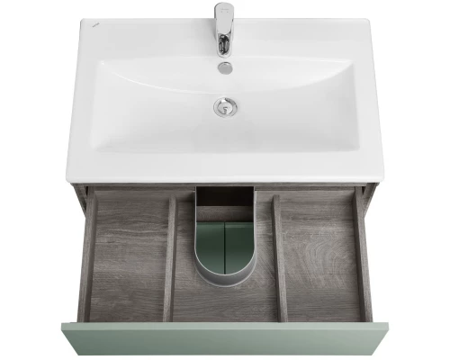 Тумба с раковиной дуб рошелье/сумеречный голубой 75 см Акватон Форест 1A2783K0FR9C0