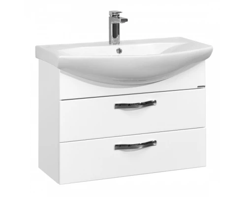 Тумба АРИЯ 80 М, подвесная, бел. (под раковину СМАЙЛ 80)