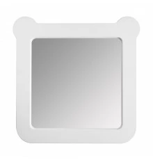 Зеркало КАСПЕР МИШКА, квадратное, белый матовый