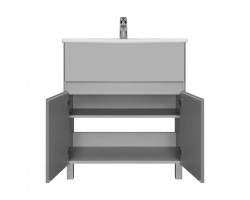 Тумба ФОРЕСТ 75, 1 ящ., 2 дв., туманный серый (под раковину ЭЛИНА 75)