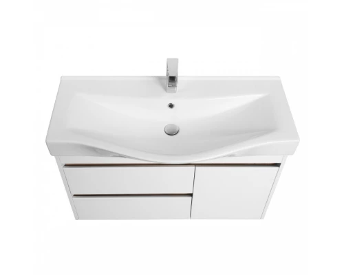 Тумба НОРТОН 100, белая (под раковину БЕВЕРЛИ 100)