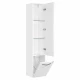 Шкаф-колонна АРИЯ 34, подвесная, белая