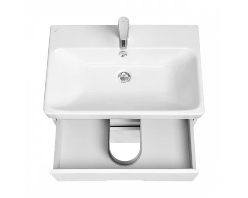 Тумба ОЛИВИЯ 70, подвесная, 2 ящ., белая матовая (под раковину АДРИАНА 70)