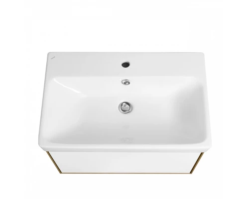 Тумба ЛИБЕРТИ 70, 1 ящ.,подв., дуб эльвезия/бел. гл-ц (под р-ну АДРИАНА 70,MILA 35,MILA 40,ОДРИ 42