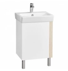 Тумба под раковину КАНТРИ 55 белый, дуб верона (под раковину НЕО 55)