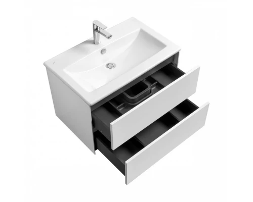 Тумба СОХО 75, белый глянец (под раковину ЭЛИНА 75)