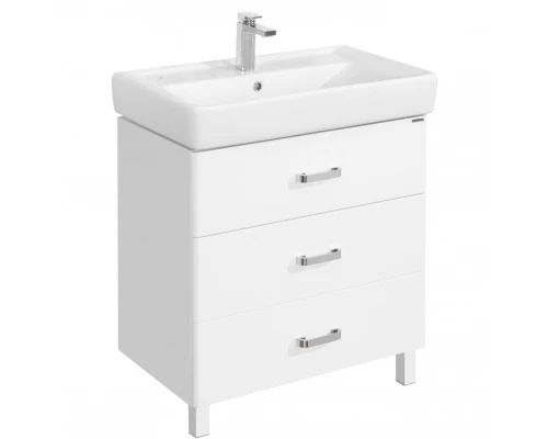 Тумба АМЕРИНА 80 М, белая (под раковину ТИГОДА 80)