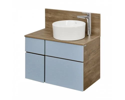 Тумба МИШЕЛЬ 80, дуб рустикальный, фьорд (под раковину ОДРИ 42, MILA 350, ЛОЛА 60)