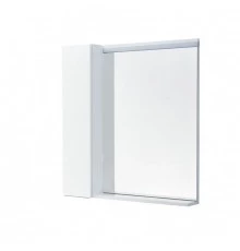 Зеркальный шкаф РЕНЕ 80, белый, грецкий орех