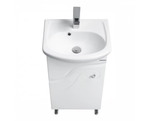 Тумба КОЛИБРИ 45, левая, белая (под раковину АЗОВ 45)