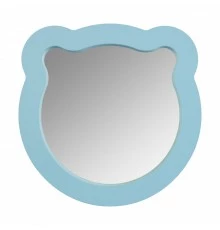 Зеркало КАСПЕР МИШКА, фигурное, голубой матовый