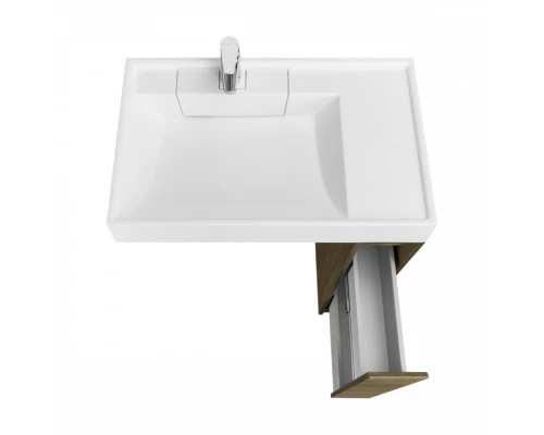 Тумба без фасада ЛОНДРИ 20 (под раковину РЕЙН 80), под с/маш., дуб кантри