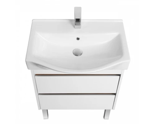 Тумба НОРТОН 65, белая (под раковину БЕВЕРЛИ 65)