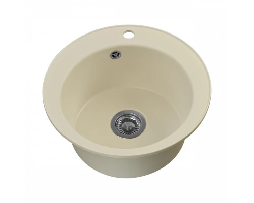 Мойка кухонная ШЕЛЛИ 50, круглая, жемчуг