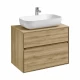 Тумба ЛИБЕРТИ 75, 2 ящ., подвесная, дуб эльвезия (под раковину ЭЛИНА 75, MILA 35, MILA 40, ОДРИ 42)