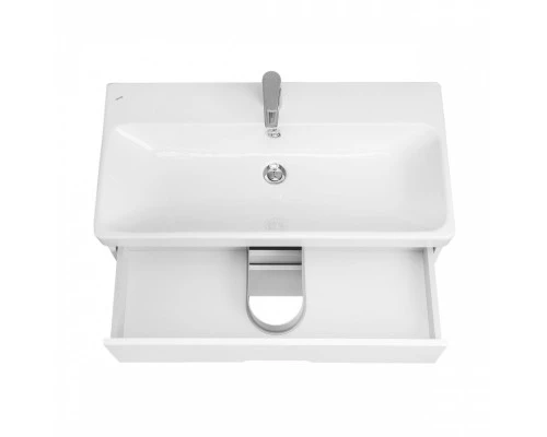 Тумба ОЛИВИЯ 90, подвесная, 2 ящ., белая матовая (под раковину АДРИАНА 90)