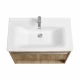 Тумба-умывальник ХОУП 80, 1 ящ., подвесная, орех (под раковину МИРАНДА 80)