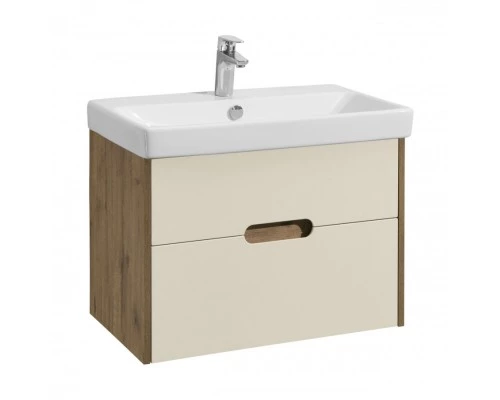 Тумба ОЛИВИЯ 70, бежевый, дуб велл (под раковину АДРИАНА 70)