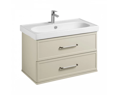 Тумба НЕО-КЛАССИКА 85, 2 ящ., белый камень (под раковину НЕО КЛАССИК 85)