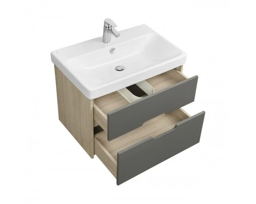 Тумба ОЛИВИЯ 70, грей, дуб ойстер (под раковину АДРИАНА 70)
