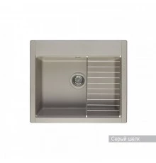 Мойка для кухни  Делия 60 602х517х218 мм, серый шелк