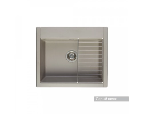 Мойка для кухни  Делия 60 602х517х218 мм, серый шелк