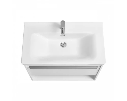 Тумба-умывальник ХОУП 80, 1 ящ., подвесная, белый матовый (под раковину МИРАНДА 80)