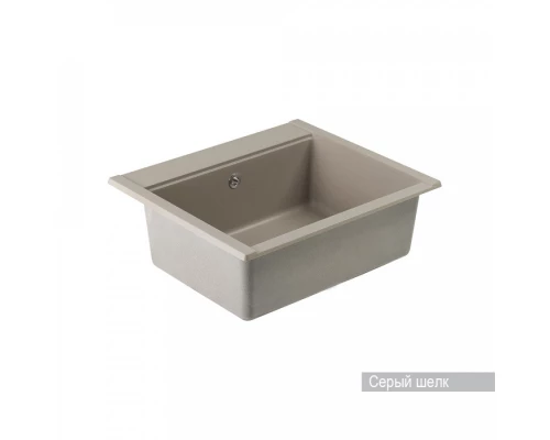 Мойка для кухни  Делия 60 602х517х218 мм, серый шелк