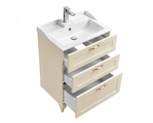 Тумба ЛЕОН 65 H, дуб беж. (под раковину ФАБИА 65)