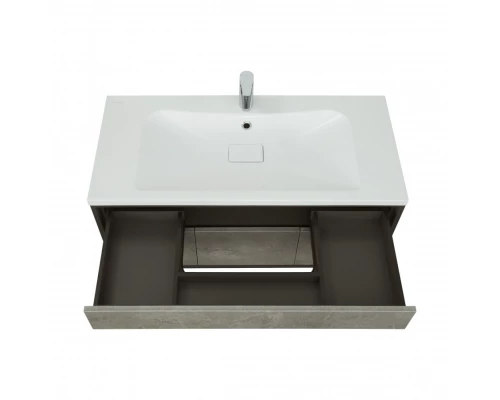 Тумба УЭЛЬС 100, графит (под раковину БРУК 100)