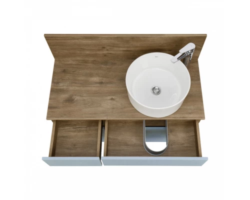 Тумба МИШЕЛЬ 100, дуб рустикальный, фьорд (под раковину ОДРИ 42, MILA 350. ЛОЛА 60)