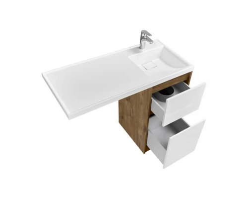 Тумба без фасада ЛОНДРИ 40 (под раковину ЛОНДРИ 105), под с/маш., дуб рустикальный