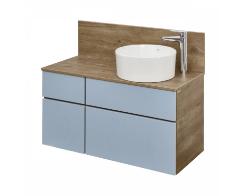 Тумба МИШЕЛЬ 100, дуб рустикальный, фьорд (под раковину ОДРИ 42, MILA 350. ЛОЛА 60)