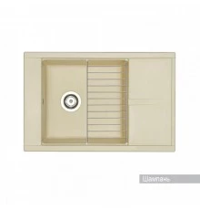Мойка для кухни Делия 78 787x516x218 мм, прямоуг. с крылом, шампань
