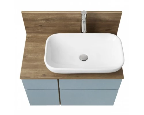 Тумба МИШЕЛЬ 80, дуб рустикальный, фьорд (под раковину ОДРИ 42, MILA 350, ЛОЛА 60)