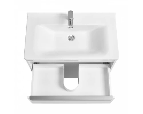 Тумба-умывальник ХОУП 80, 1 ящ., подвесная, белый матовый (под раковину МИРАНДА 80)