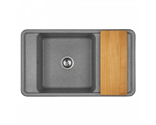 Мойка для кухни  Беллис 87 870x510x250 мм, прямоуг., серый