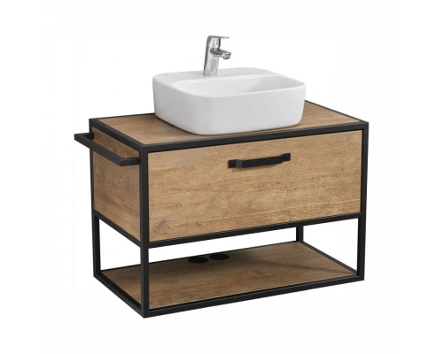 Тумба ЛОФТ ФАБРИК 80, дуб кантри (под раковину ФАБИА 80, VICTORIA-N 80, ОДРИ 42)