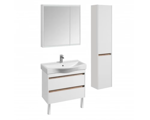 Тумба НОРТОН 80, белая (под раковину БЕВЕРЛИ 80)