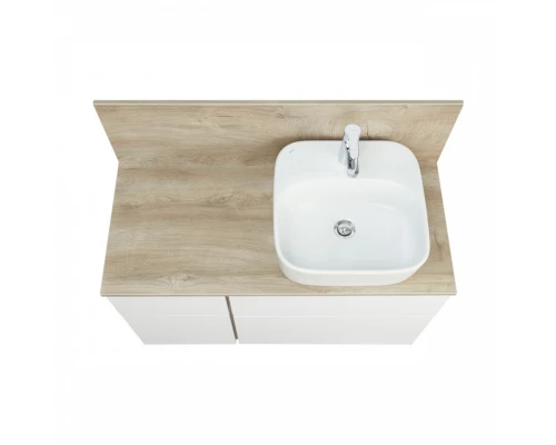 Столешница с панелью МИШЕЛЬ 100, дуб эндгрейн, универсальная