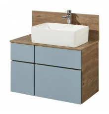 Тумба МИШЕЛЬ 80, дуб рустикальный, фьорд (под раковину ОДРИ 42, MILA 350, ЛОЛА 60)