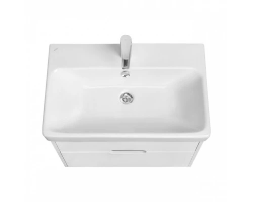 Тумба ОЛИВИЯ 70, подвесная, 2 ящ., белая матовая (под раковину АДРИАНА 70)