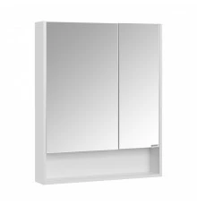 Зеркальный шкаф СКАНДИ 70, подвесной, белый