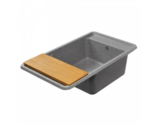 Мойка для кухни  Беллис 87 870x510x250 мм, прямоуг., серый