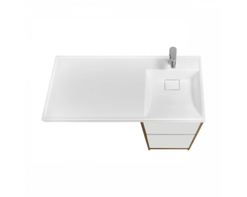 Тумба без фасада ЛОНДРИ 40 (под раковину ЛОНДРИ 105), под с/маш., дуб рустикальный