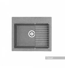 Мойка для кухни  Делия 60 602х517х218 мм, серый