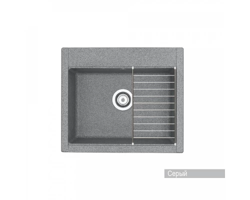 Мойка для кухни  Делия 60 602х517х218 мм, серый