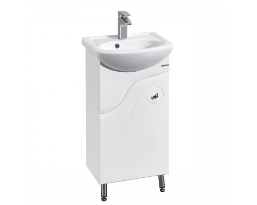 Тумба КОЛИБРИ 45, левая, белая (под раковину АЗОВ 45)