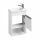 Тумба-умывальник ХОУП 40, 1 дв., подвесная, белый матовый (под раковину МИРАНДА 40)