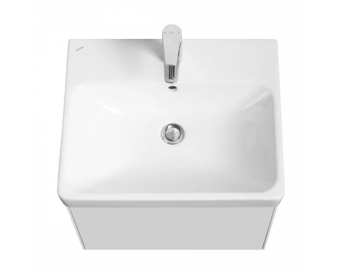 Тумба АСТИ 55, белый матовый/белый глянец  (под раковину АДРИАНА 55)